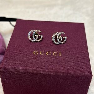 GUCCI CRYSTAL EARRINGS
